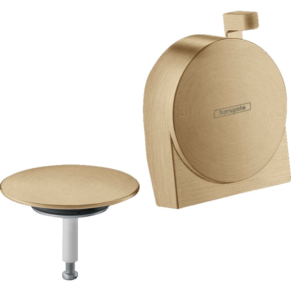 Hansgrohe Exafill S Finish Set Bath Filler With Waste And Overflow - Brushed Bronze