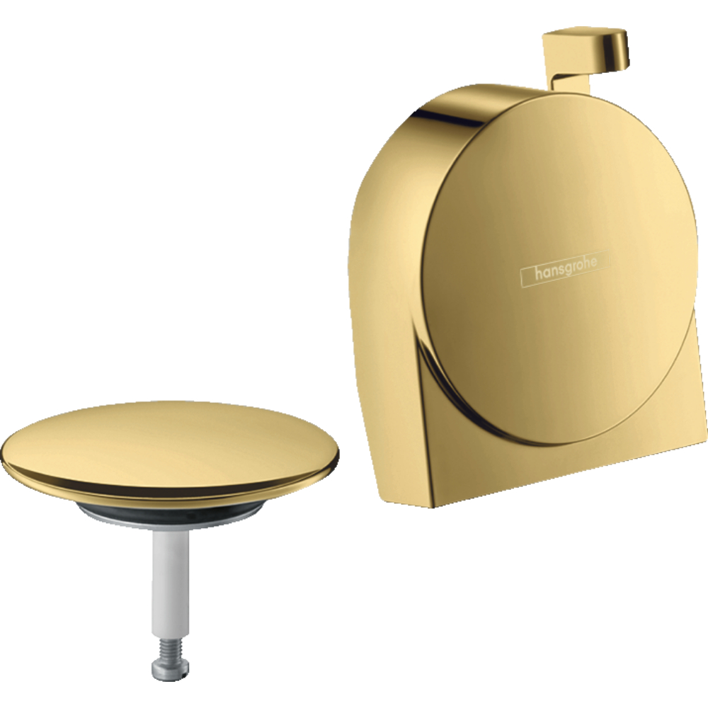 Hansgrohe Exafill S Finish Set Bath Filler With Waste And Overflow - Polished Gold Optic
