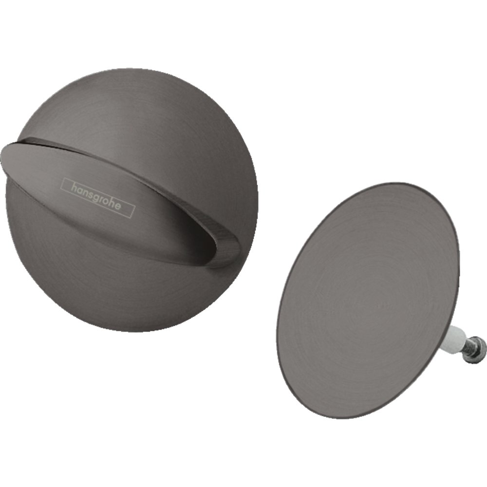 Hansgrohe Flexaplus Finish Set Waste And Overflow - Brushed Black Chrome