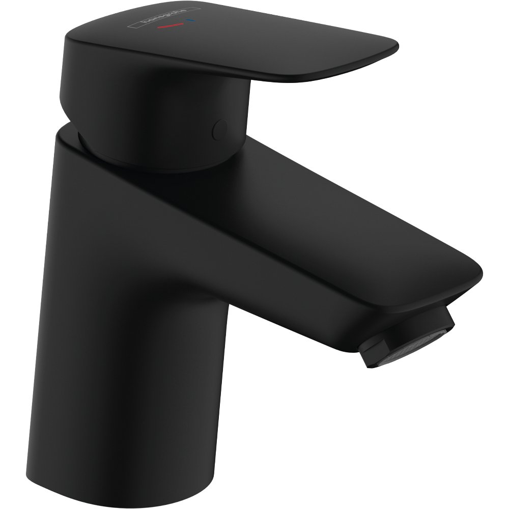 Hansgrohe Logis Coolstart 70 Single Lever Basin Mixer Tap - Matt Black