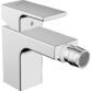 Hansgrohe Vernis Shape Single Lever Bidet Mixer Tap With Metal Pop-Up Waste