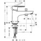 Hansgrohe Vernis Blend Monotrou Single Lever Bath Shower Mixer Tap With 2 Flow Rates - Chrome - Image 2