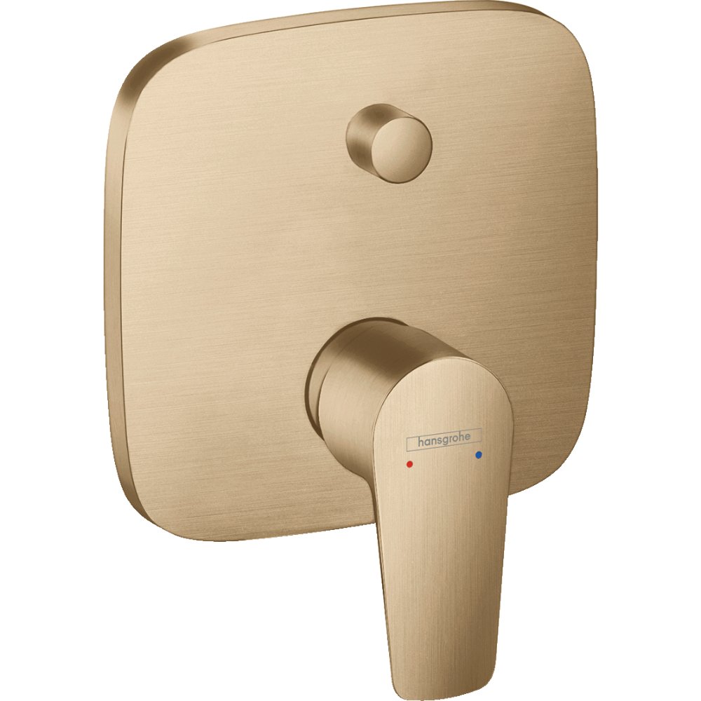 Hansgrohe Talis E Single Lever Manual Shower Valve For Concealed Installation With Integrated Backflow Prevention - Brushed Bronze