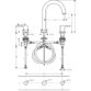 Hansgrohe Vernis Shape 3-Hole Basin Mixer Tap With Pop-Up Waste - Image 2