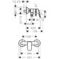 Hansgrohe Logis Single Lever Bath Shower Mixer Tap For Exposed Installation - Image 2