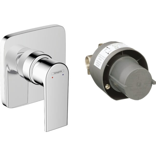 Hansgrohe Vernis Shape Single Lever Concealed Manual Shower Valve With Basic Set