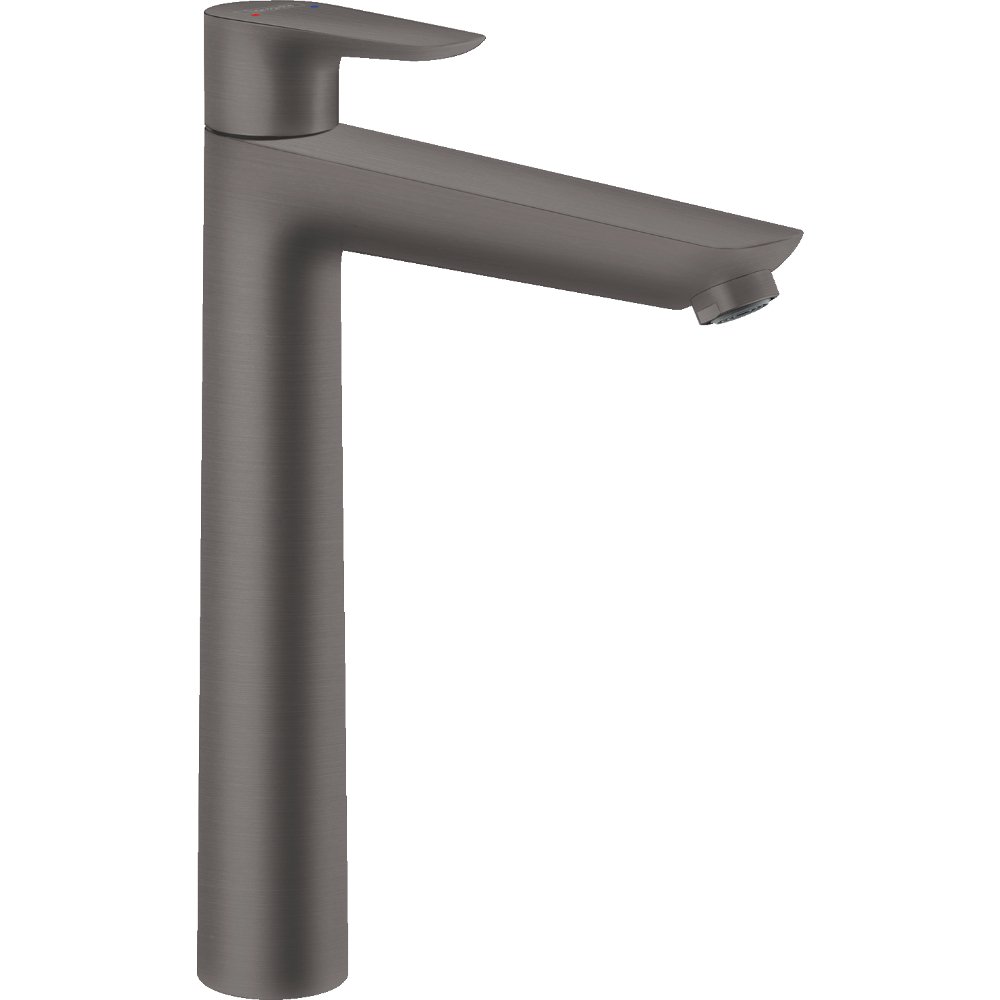 Hansgrohe Talis E 240 Single Lever Basin Mixer Tap With Pop-Up Waste - Brushed Black Chrome