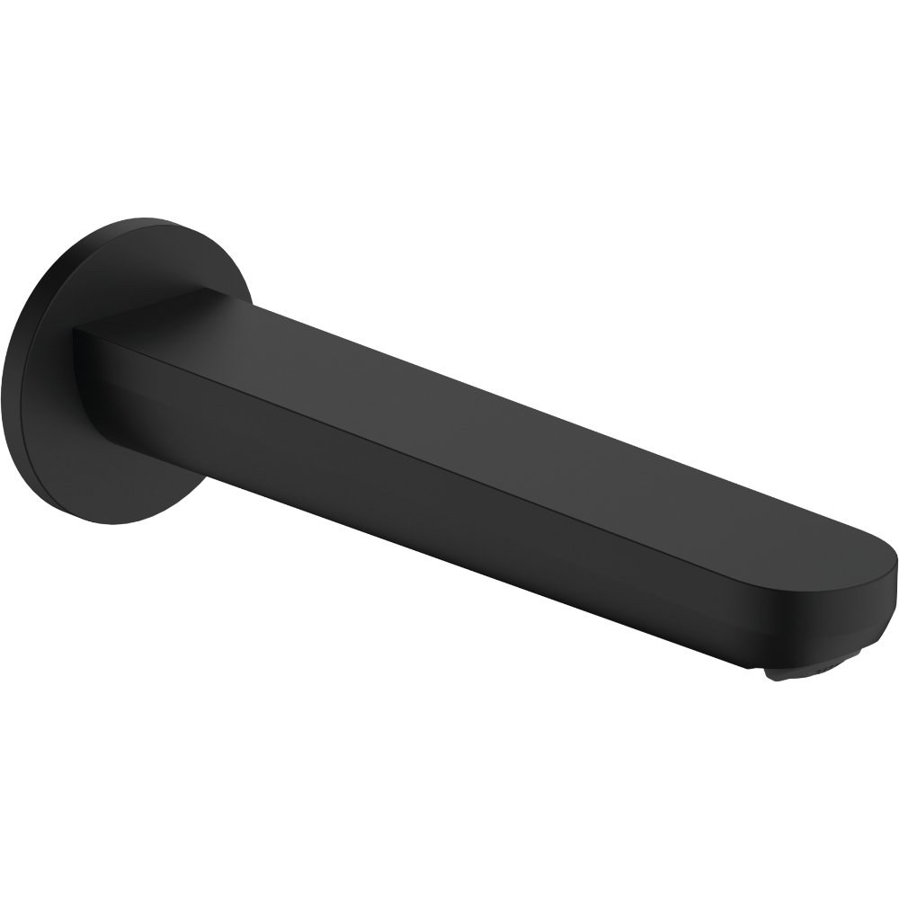 Hansgrohe Rebris S Bath Spout – 200mm Long - Matt Black