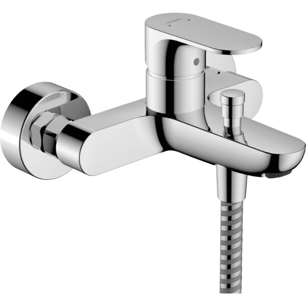 Hansgrohe Rebris S Single Lever Exposed Bath Shower Mixer Tap With 2 Flow Rates