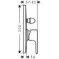 Hansgrohe Rebris E Single Lever Concealed Manual Shower Valve With Basic Set - Image 2