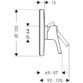 Hansgrohe Talis S Single Lever Concealed Manual Shower Valve For Concealed Installation - Chrome - Image 2