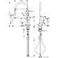 Hansgrohe Talis M54 210 Single Spray Mode Kitchen Mixer Tap With Pull-Out Spout - Image 2