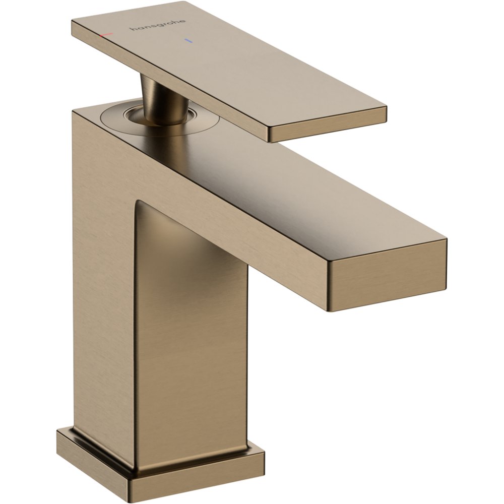 Hansgrohe Tecturis E 80 Coolstart Ecosmart+ Single Lever Basin Mixer Tap - Brushed Bronze