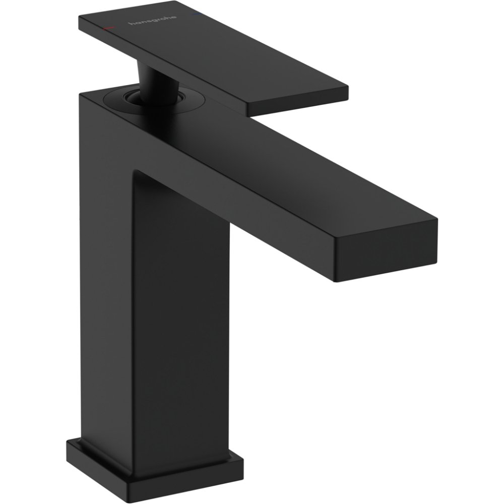 Hansgrohe Tecturis E 110 Ecosmart+ Single Lever Basin Mixer Tap With Pop-Up Waste - Matt Black