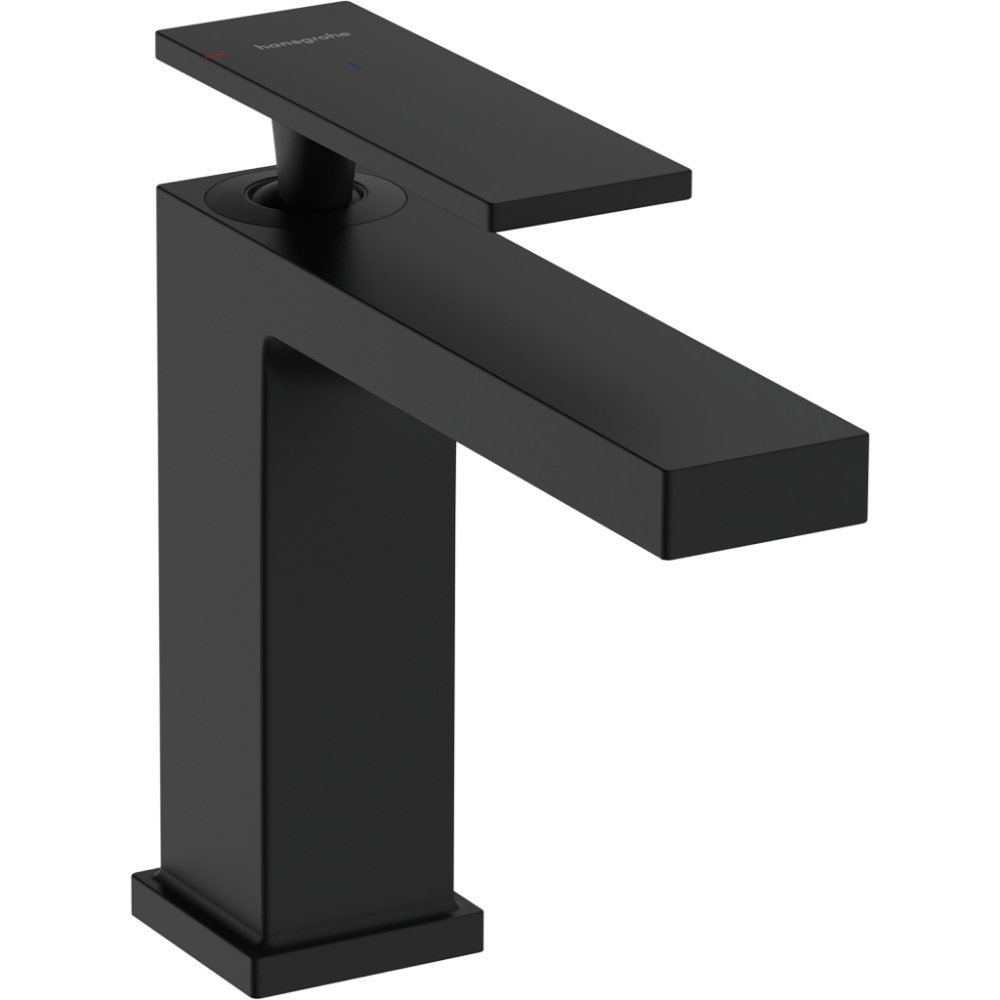 Hansgrohe Tecturis E 110 Coolstart Ecosmart+ Single Lever Basin Mixer Tap - Matt Black