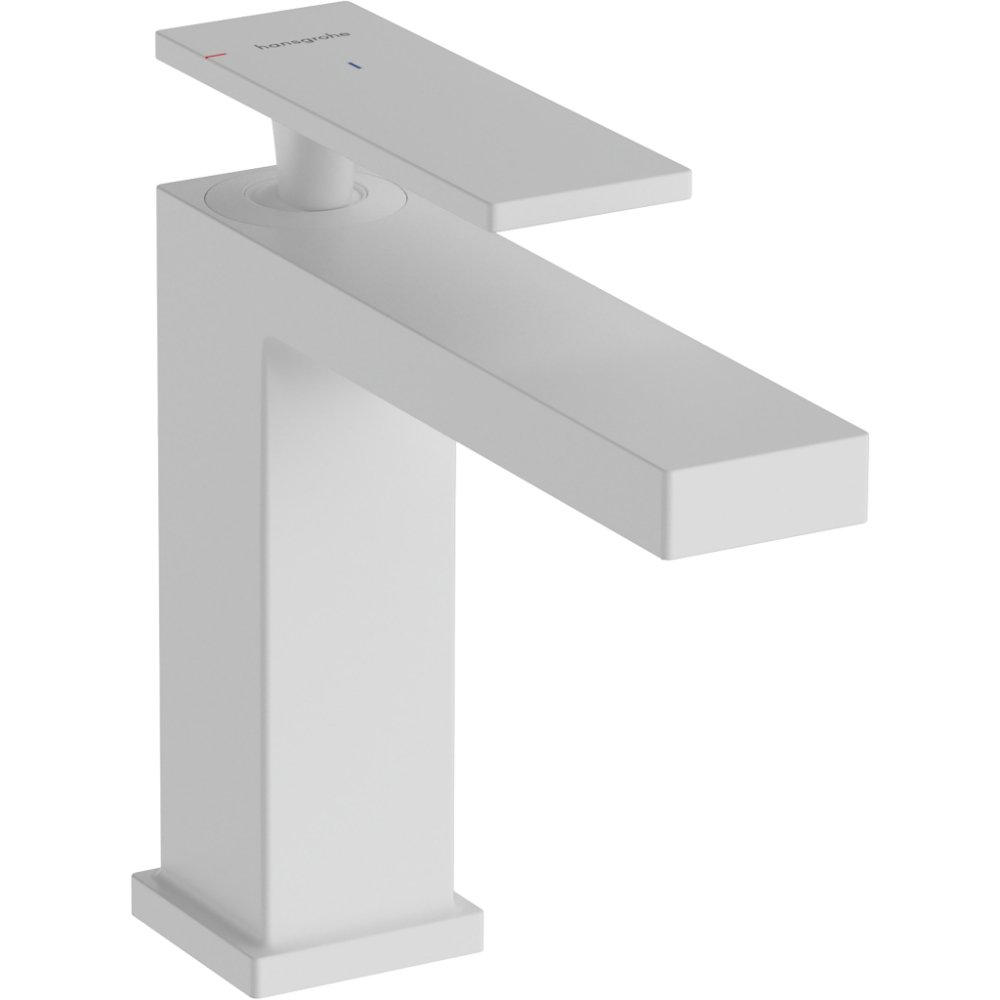 Hansgrohe Tecturis E 110 Coolstart Ecosmart+ Single Lever Basin Mixer Tap With Pop-Up Waste - Matt White
