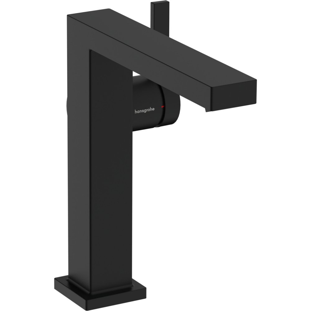 Hansgrohe Tecturis E 150 Fine Coolstart Ecosmart+ Single Lever Basin Mixer Tap With Push-Open Waste - Matt Black