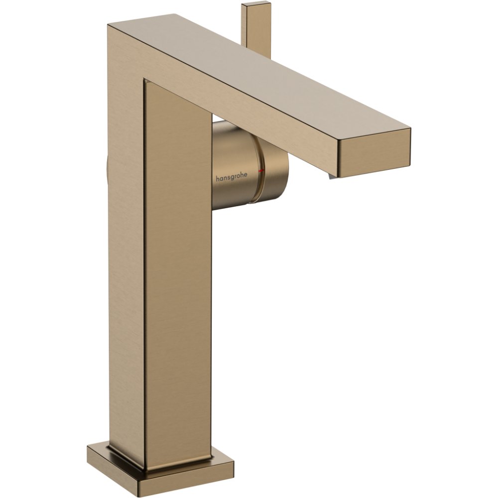 Hansgrohe Tecturis E 150 Fine Coolstart Ecosmart+ Single Lever Basin Mixer Tap - Brushed Bronze