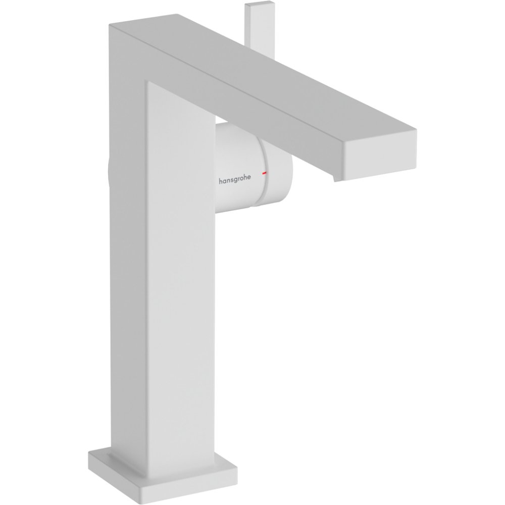 Hansgrohe Tecturis E 150 Fine Coolstart Ecosmart+ Single Lever Basin Mixer Tap - Matt White