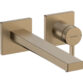 Hansgrohe Tecturis E Wall-Mounted Ecosmart+ Single Lever Basin Mixer Tap With 225mm Spout