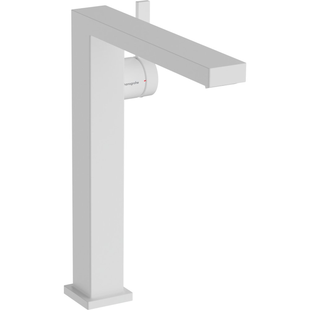 Hansgrohe Tecturis E 240 Fine Coolstart Ecosmart+ Single Lever Basin Mixer Tap With Push-Open Waste - Matt White