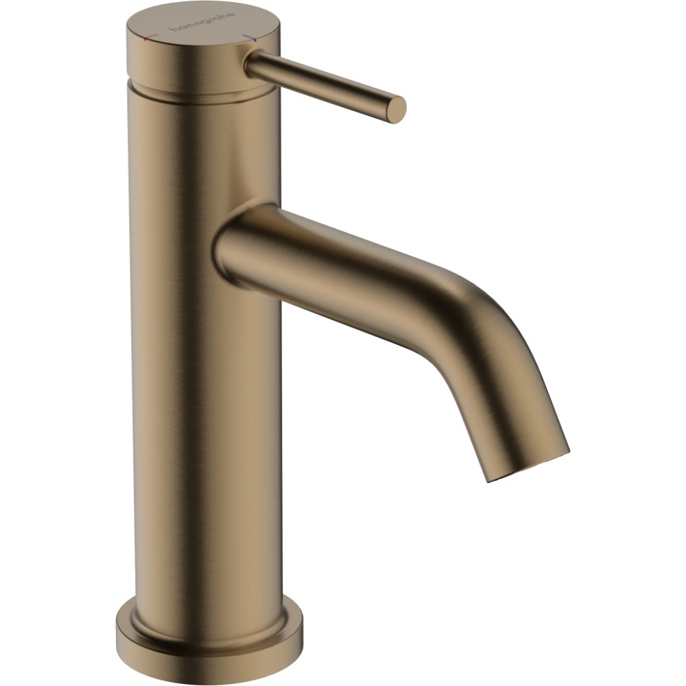 Hansgrohe Tecturis S 80 Coolstart Ecosmart+ Single Lever Basin Mixer Tap - Brushed Bronze