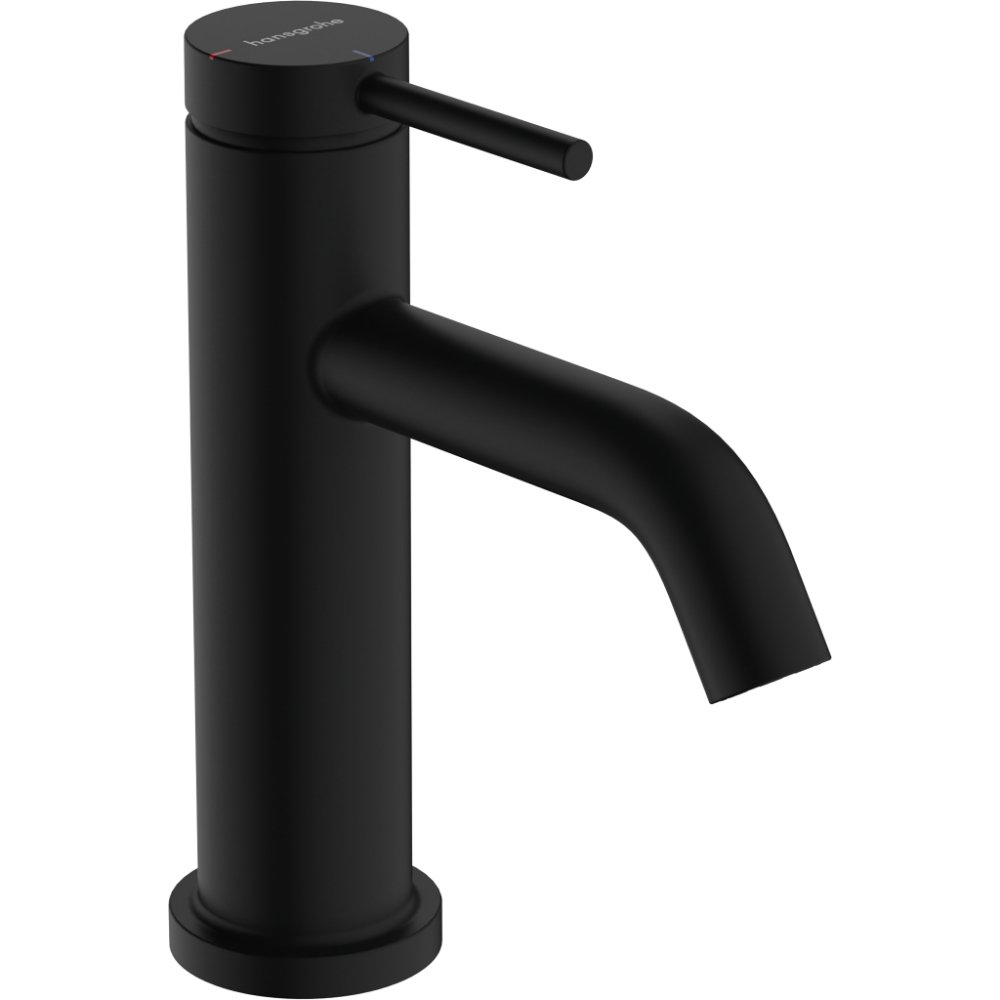 Hansgrohe Tecturis S 80 Coolstart Ecosmart+ Single Lever Basin Mixer Tap - Matt Black