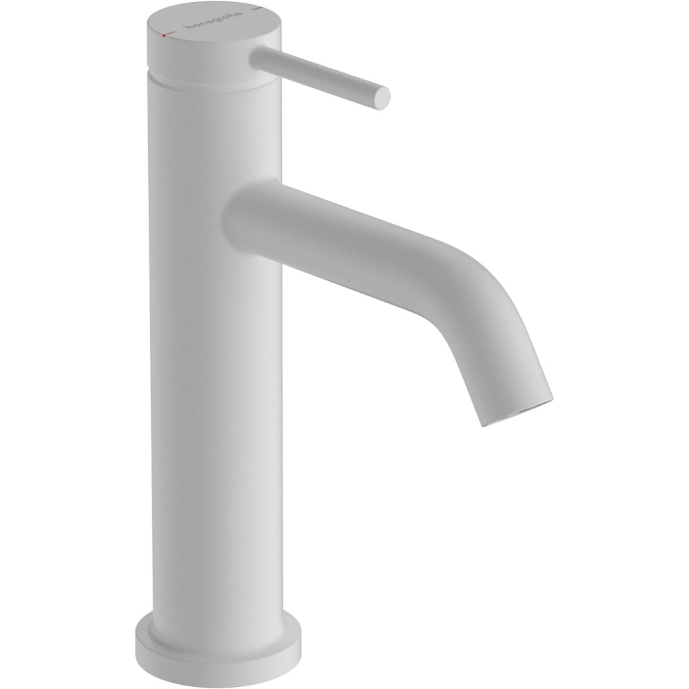 Hansgrohe Tecturis S 110 Ecosmart+ Single Lever Basin Mixer Tap - Matt White