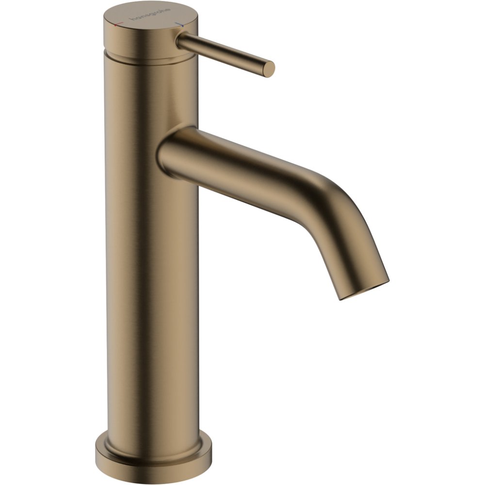 Hansgrohe Tecturis S 110 Coolstart Ecosmart+ Single Lever Basin Mixer Tap With Pop-Up Waste - Brushed Bronze