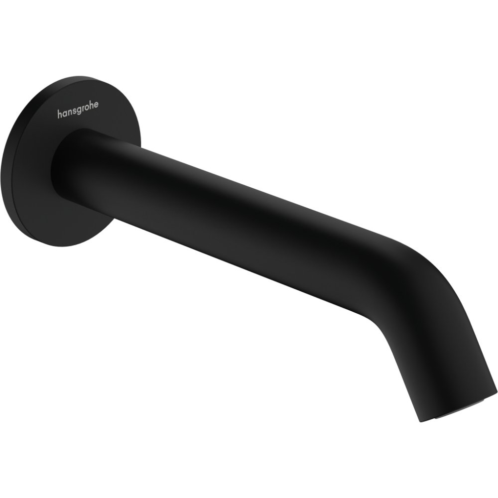 Hansgrohe Tecturis S Wall Mounted Bath Spout - Matt Black