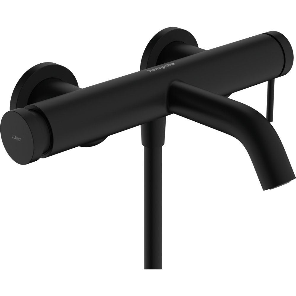 Hansgrohe Tecturis S Bath Shower Mixer Tap - Matt Black