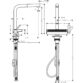 Hansgrohe Aquno Select M81 250 Kitchen Mixer Tap With Pull-Out Spout 2 Spray Modes - Image 2