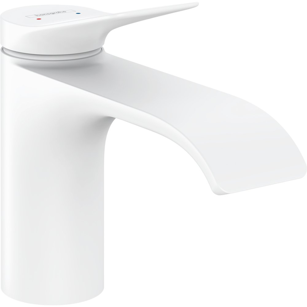 Hansgrohe Vivenis 80 Single Lever Basin Mixer Tap - Matt White