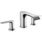 Hansgrohe Vivenis 90 3-Hole Basin Mixer Tap With Pop-Up Waste