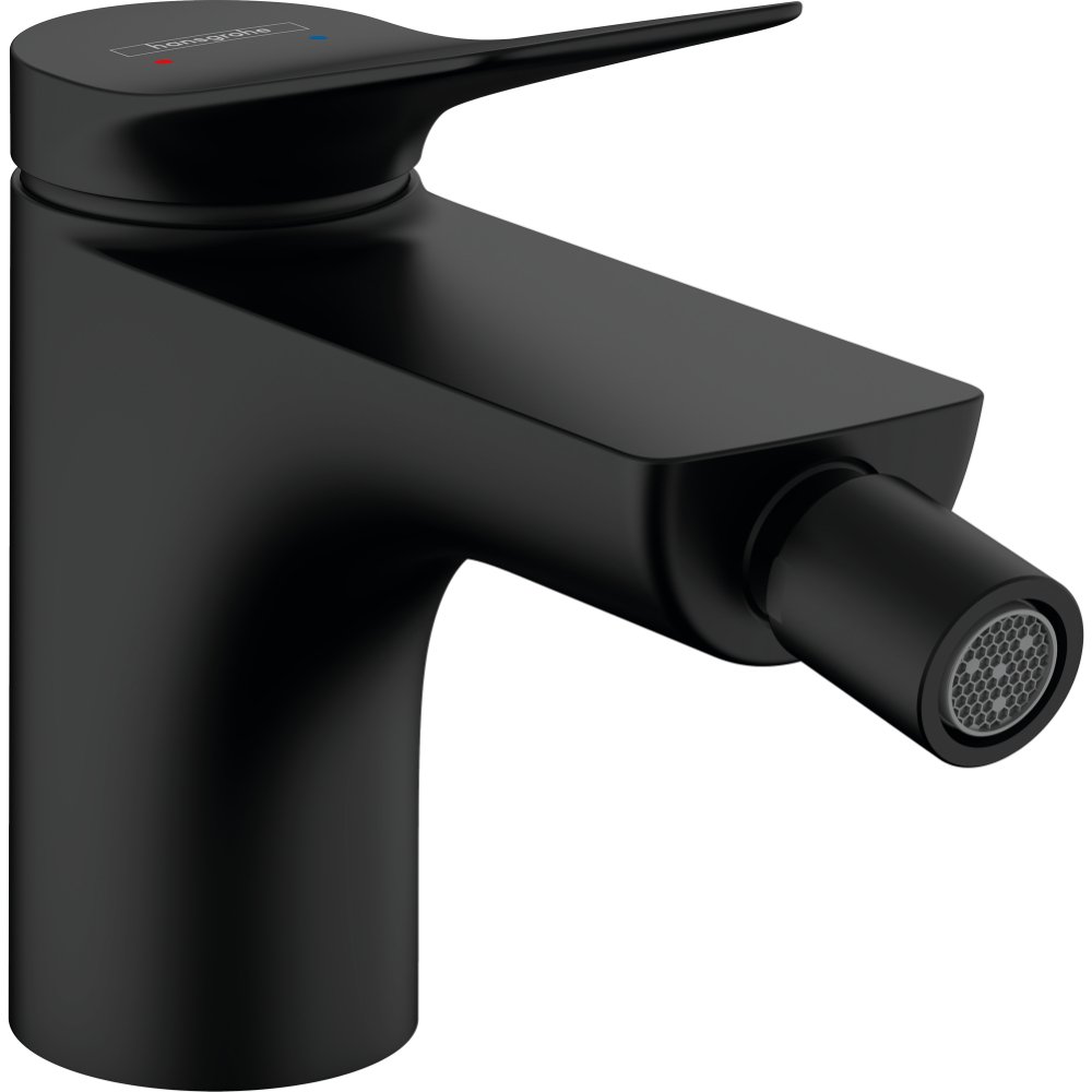 Hansgrohe Vivenis Single Lever Bidet Mixer Tap With Pop-Up Waste - Matt Black