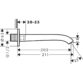 Hansgrohe Vivenis Bath Spout - 202mm Long - Image 2