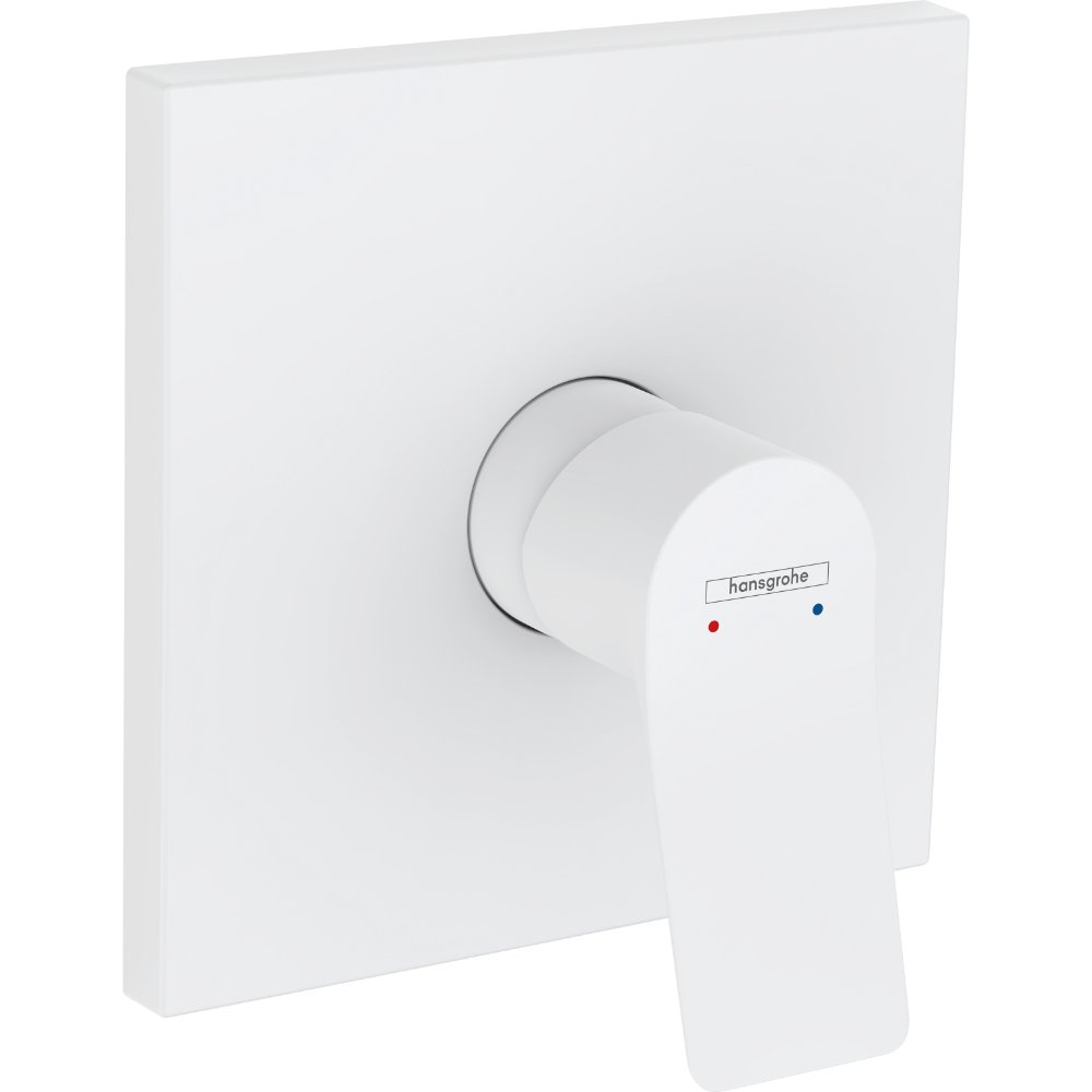 Hansgrohe Vivenis Single Lever Manual Shower Valve For Concealed Installation - Matt White