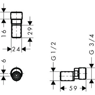 Hansgrohe S-Union Set For Metropol 1 - Image 2