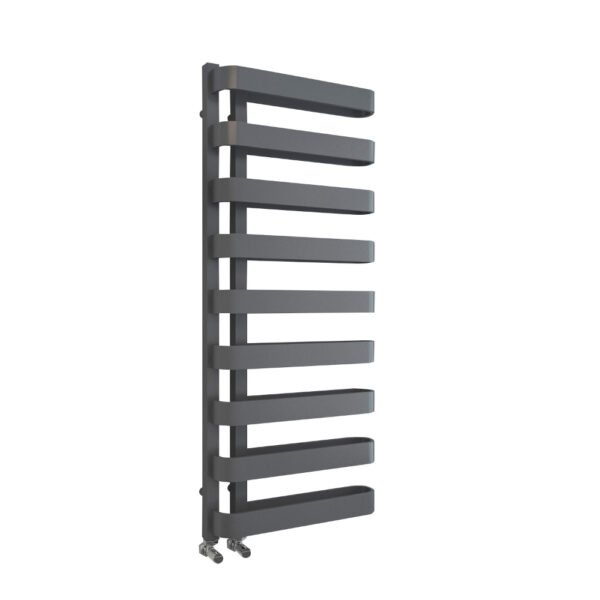 Frontline Loop Designer Heated Towel Rail - 1200mm x 800mm - Anthracite