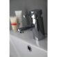 Frontline Cubix2 Mono Basin Mixer Tap With Click Clack Waste - Chrome - Image 4