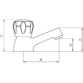 Frontline Entree Basin Pillar Taps - Chrome - Image 2