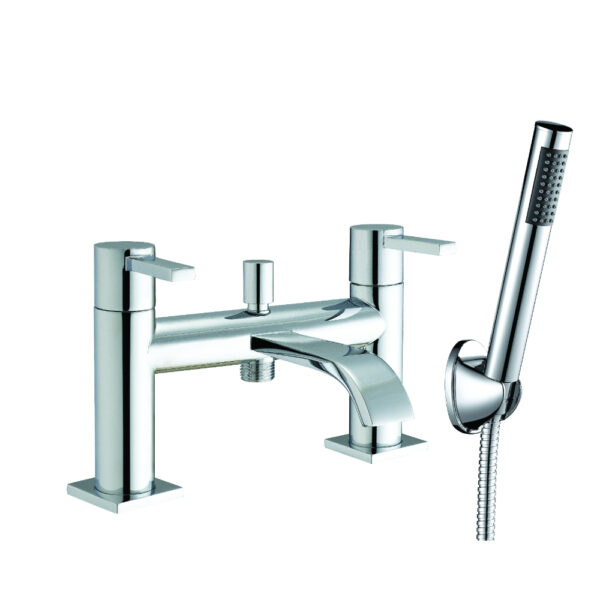 Frontline Gemini Bath Shower Mixer Tap - Chrome