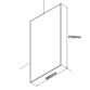 Frontline Aquaglass Mineral Walk - in Front Shower Panel - Image 5