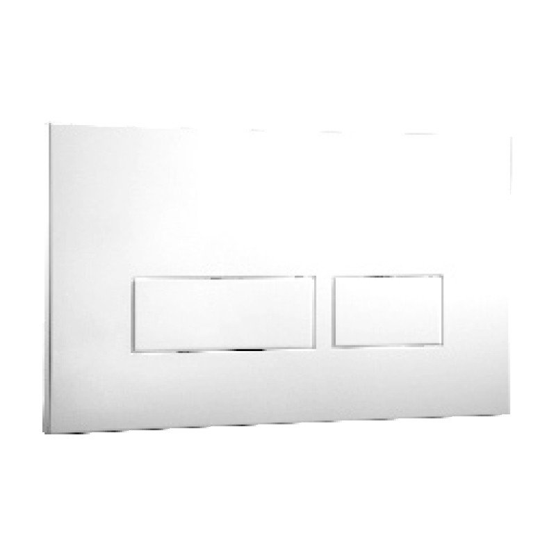 Frontline Trend Flush Plate - White