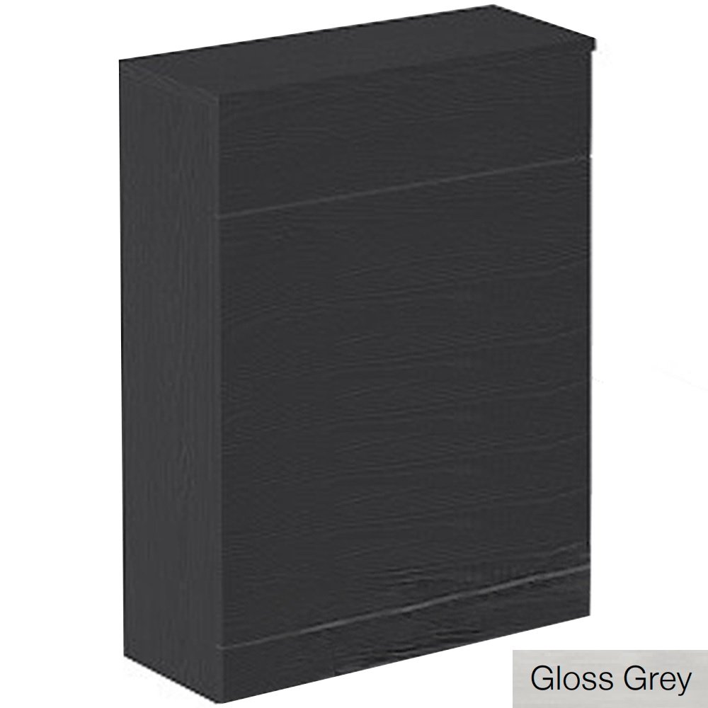 Frontline Aquatrend Back To Wall WC Unit With Pan And Soft Close Seat – 600mm Wide - Gloss Grey
