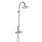 Frontline Fusion Thermostatic Bar Complete Shower Mixer - Chrome