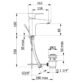 Frontline Maya Mono Basin Mixer Tap With Pop-up Waste - Chrome - Image 2