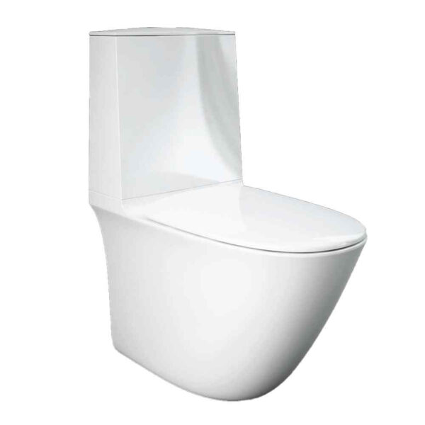 Frontline RAK Sensation Close Coupled Toilet With Cistern And Soft Close Seat - White