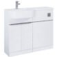 Frontline Linea Combination Unit With Basin - 1000mm Wide  - White