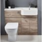 Frontline Linea Combination Unit With Basin - 1000mm Wide  - White - Image 9